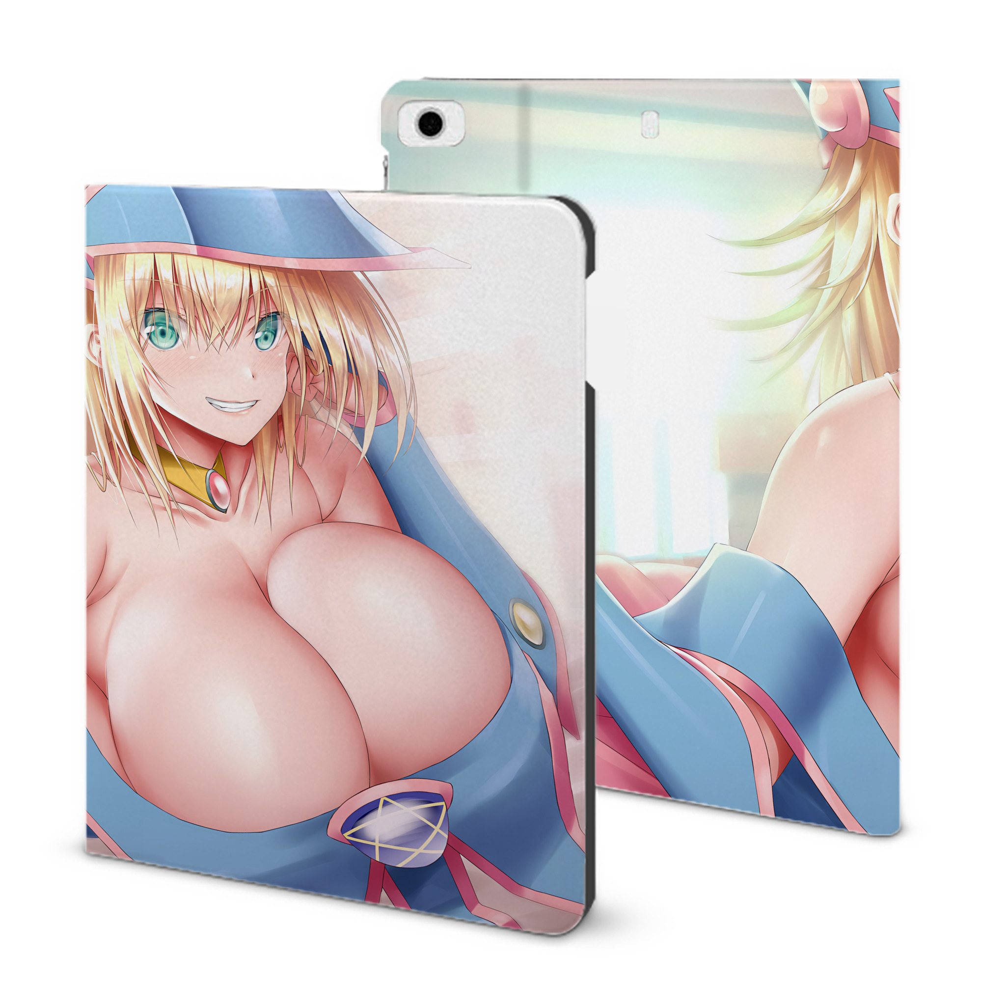 （画像用） 遊☆戯☆王 Yu-Gi-Oh! IPad ケース ブック型 PUレザー TPU 耐衝撃 軽量 薄型 ペン収納なし 全面保護 IPad 各モデル対応